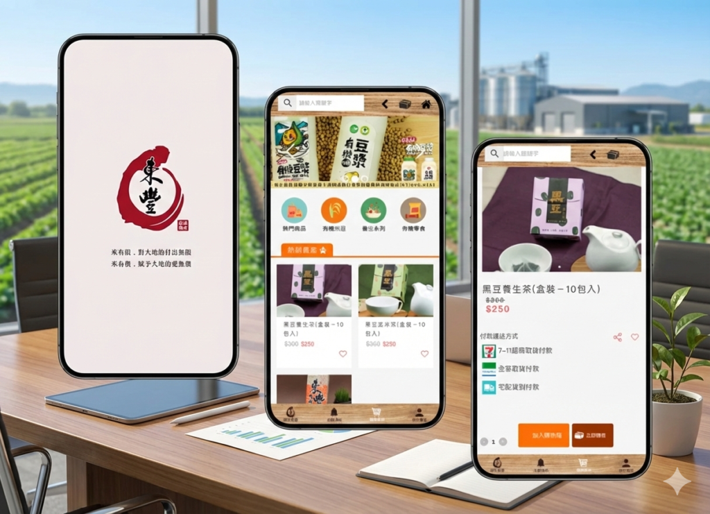 東豐拾穗農場APP設計開發
