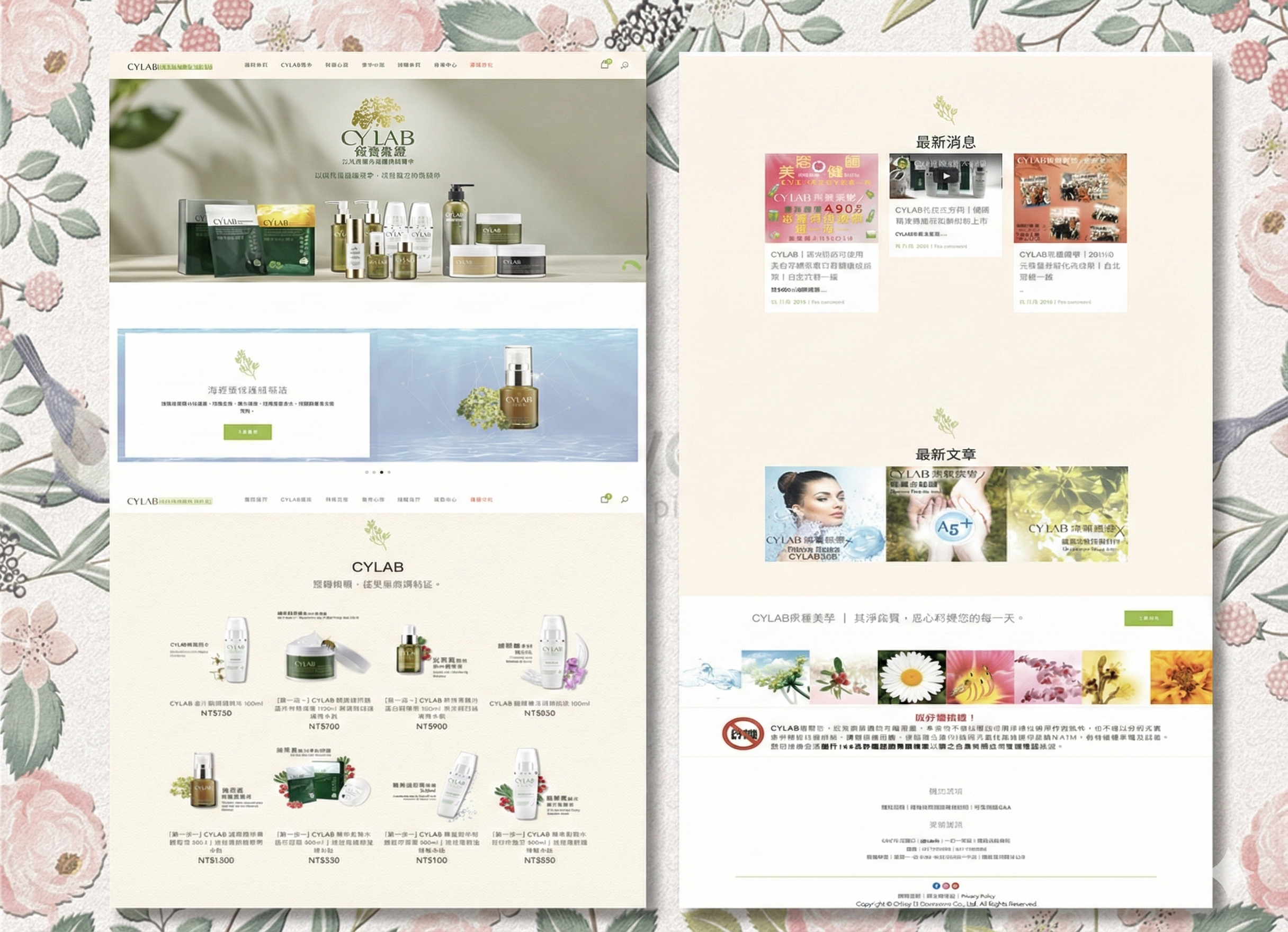 甫東科技 網頁設計商品