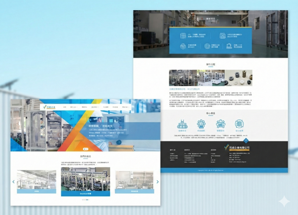 甫東科技 網頁設計商品