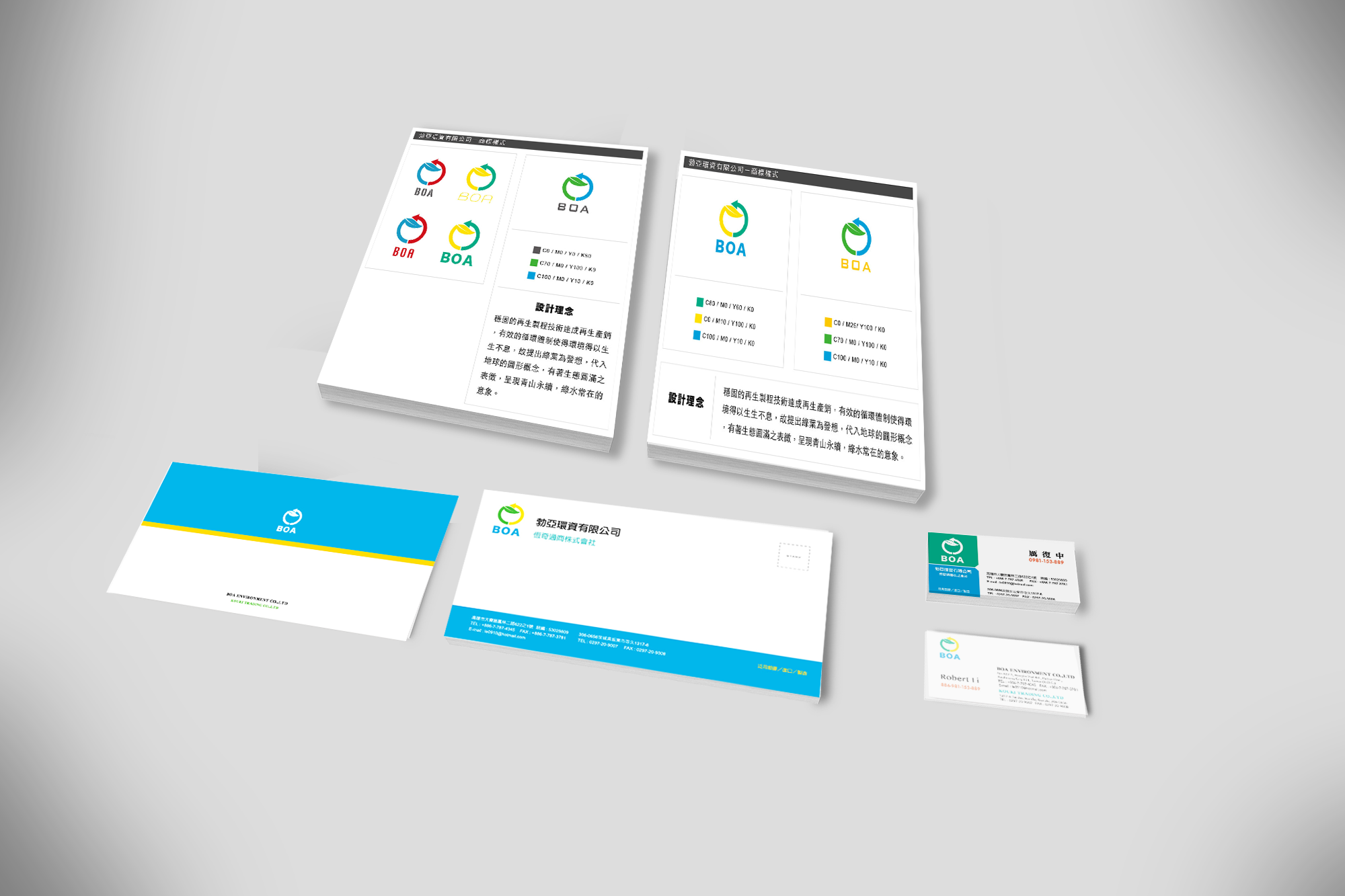 勃德環資CIS形象識別系統開發